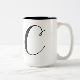 Taza Bicolor Monograma-C