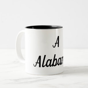 Taza Bicolor Monograma de Alabama