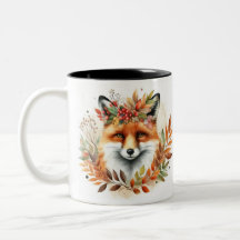 Monograma de follaje Fox Lover Autum/Fall