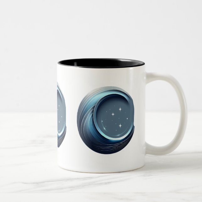 Taza Bicolor Monograma Mug - Letra C (Derecha)