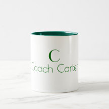 Monograma Nombre Minimalista Coach Verde Oscuro