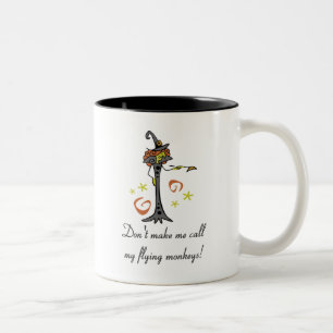 Taza Bicolor Monos del vuelo