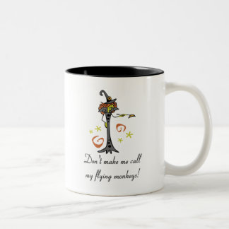Taza Bicolor Monos del vuelo