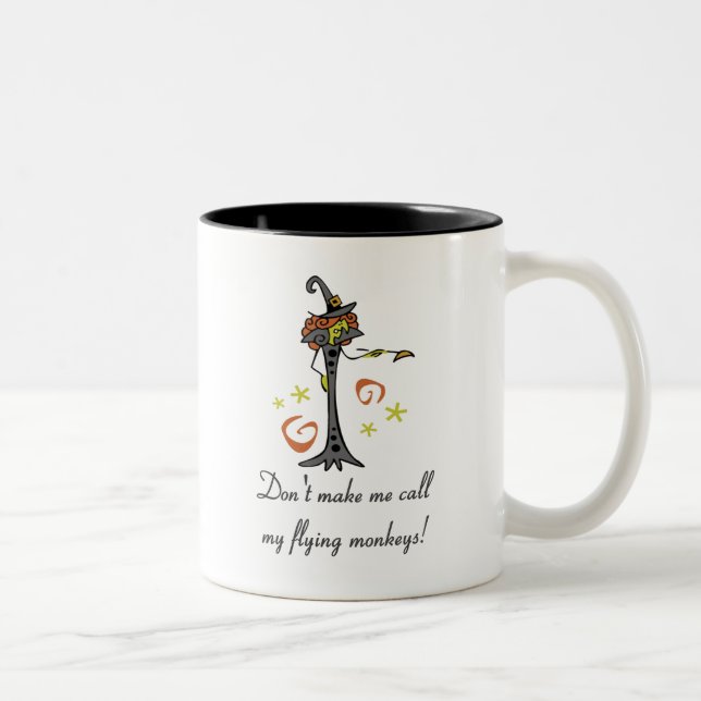 Taza Bicolor Monos del vuelo (Derecha)