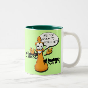 Taza Bicolor Monstruo del ajedrez