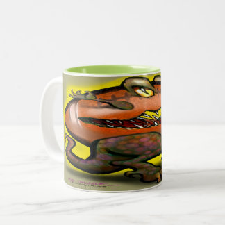 Taza Bicolor Monstruo del fútbol de café de dos tonos