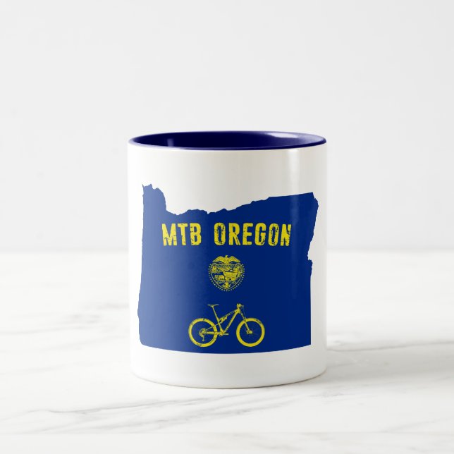 Taza Bicolor Montaña Bike Oregon (Centro)
