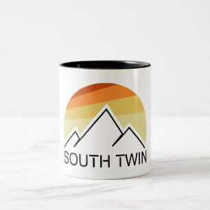 Taza Bicolor Montaña South Twin Nueva Hampshire Retro