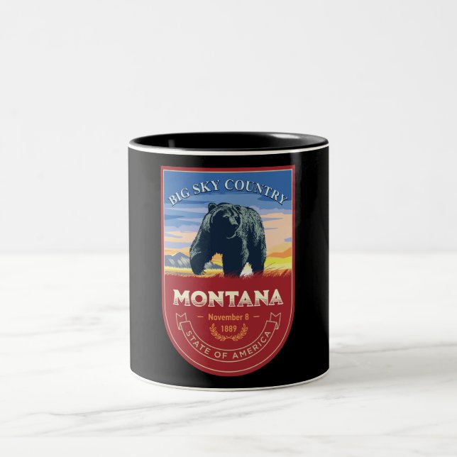 Taza Bicolor Montana State Two-Tone Coffee Mug (Centro)