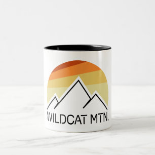 Taza Bicolor Montaña Wildcat New Hampshire Retro