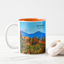 Taza Bicolor Montañas blancas de Hampshire