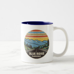Taza Bicolor Montañas Blue Ridge Parkway