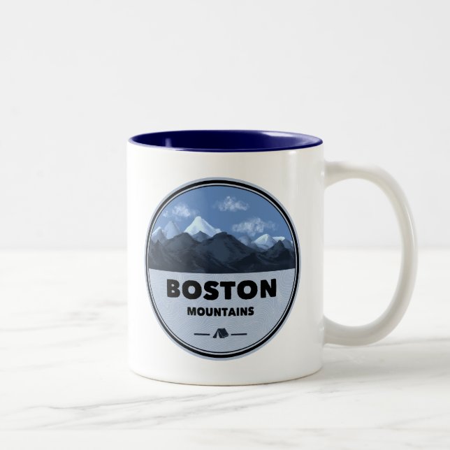 Taza Bicolor Montañas Boston Camping Arkansas (Derecha)