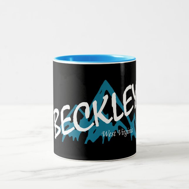 Taza Bicolor Montañas de Beckley West Virginia (Centro)