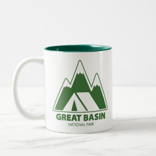 Taza Bicolor Montañas del Parque Nacional Gran Cuenca Acampada