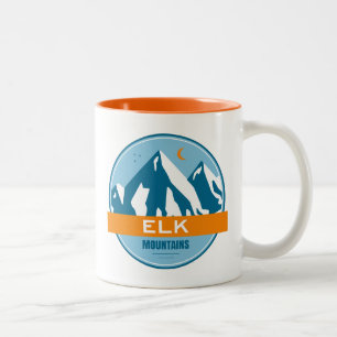 Taza Bicolor Montañas Elk Colorado