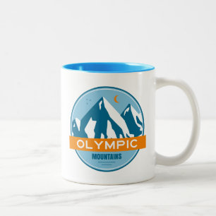 Taza Bicolor Montañas olímpicas Washington