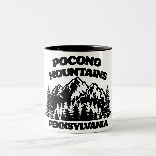 Taza Bicolor Montañas Pocono Pensilvania (Centro)
