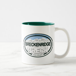 Taza Bicolor Montañas Rocosas de Breckenridge Breck Colorado