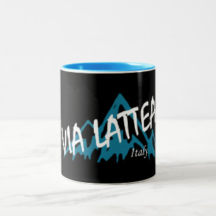 Taza Bicolor Montañas Via Lattea