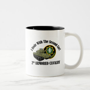 Taza Bicolor ¡Monté con el 2do Cav! - 2do ACR M551