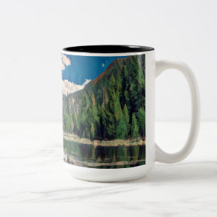 Taza Bicolor Monte Craig en el Gran Lago de Colorado