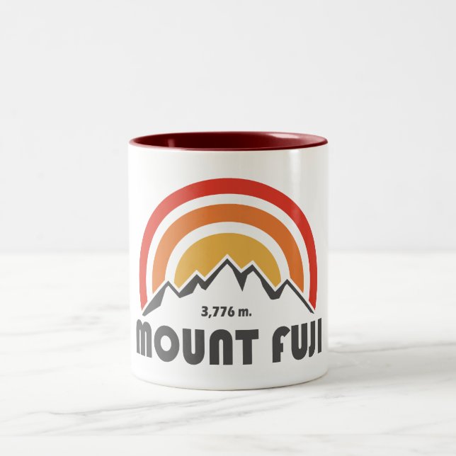 Taza Bicolor Monte Fuji Japón (Centro)