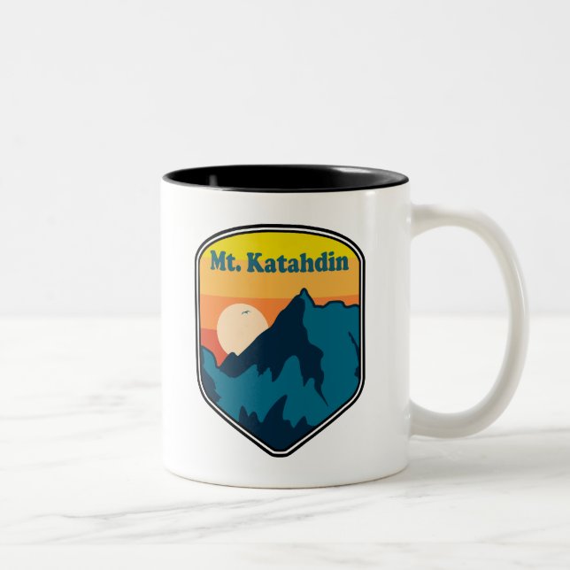 Taza Bicolor Monte Katahdin Maine Sunrise (Derecha)
