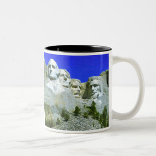 Taza Bicolor Monte Rushmore Mug de dos tonos