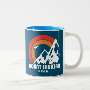 Taza Bicolor Monte Shuksan Washington Sun Eagle