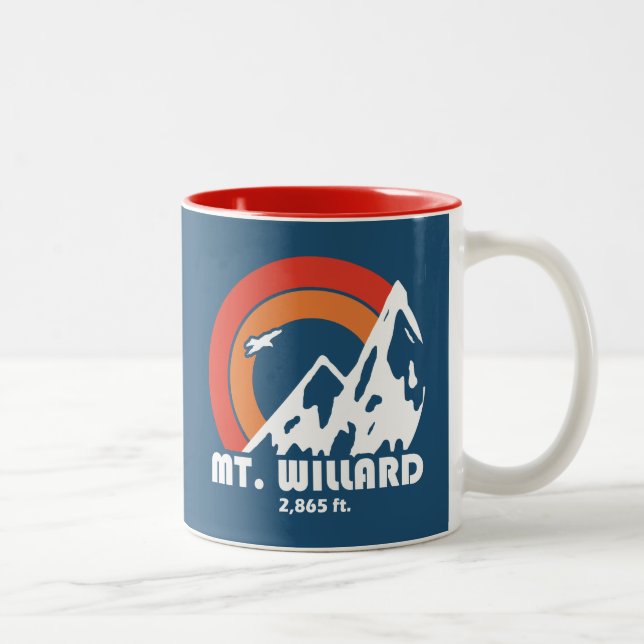 Taza Bicolor Monte Willard New Hampshire Sun Eagle (Derecha)