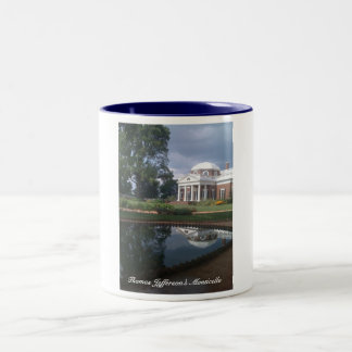 Taza Bicolor Monticello de Thomas Jefferson