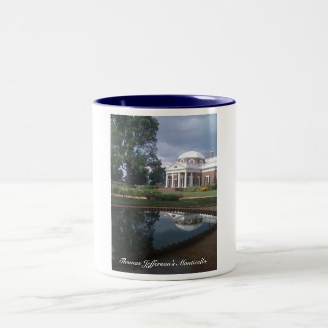 Taza Bicolor Monticello de Thomas Jefferson (Centro)