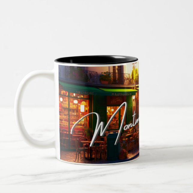 Taza Bicolor Montmartre, Paris Two-Tone Mug (Izquierda)