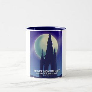 Taza Bicolor Monumento a Scott, Edimburgo, Escocia