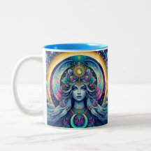 Moonflower Oracle Mug — Buque de Intención Lunar