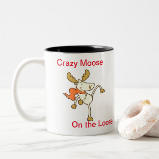 Taza Bicolor Moose Loco En La Perdida