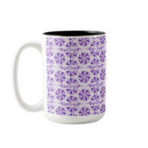 Morado Deluxe Floral Moderna