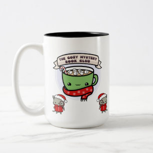 Taza Bicolor MoriarTEA y Purrlock en Navidades