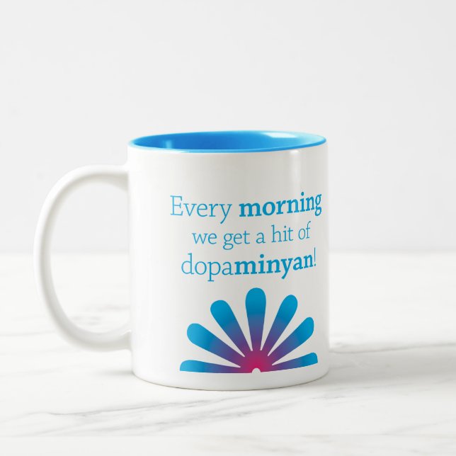 Taza Bicolor Morning Dopaminyan Mug (Izquierda)