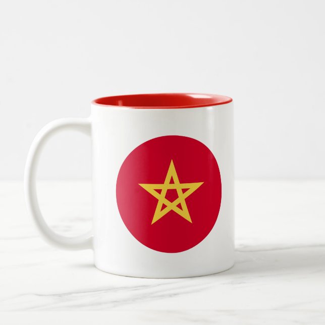 Taza Bicolor Morocco Flag (Izquierda)