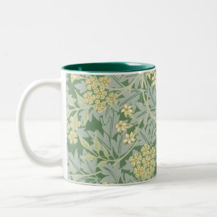 Taza Bicolor Morris Vine & Jasmine Garden Flower Clásico