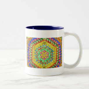Taza Bicolor Mosaico