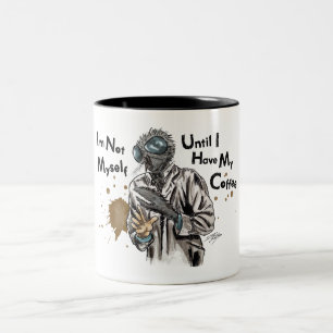 Taza Bicolor Mosca del monstruo no soy mismo