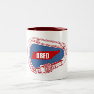 Taza Bicolor Mosquetón de escalada de Obed