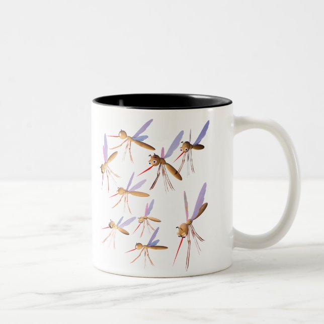 Taza Bicolor Mosquitos divertidos (Derecha)