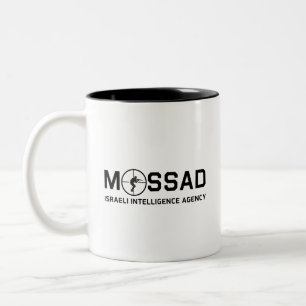 Taza Bicolor Mossad - Agencia de Inteligencia Israelí - FDI