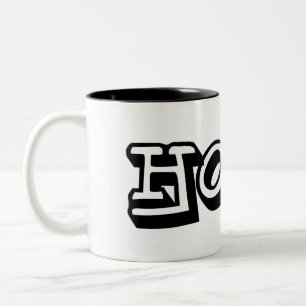Taza Bicolor Mostrar tu hospitalidad y "aceptar el rol del amor