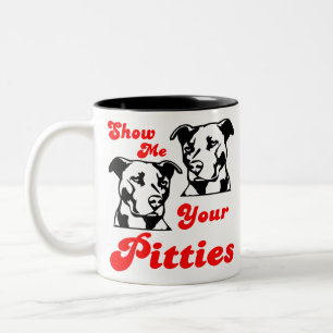 Taza Bicolor Mostrar tus Pitties #USAPatriotGraphics ©