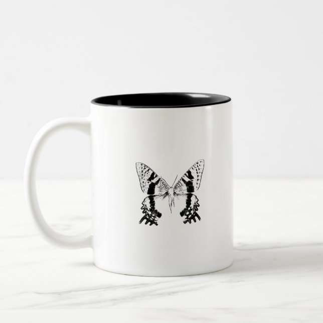 Taza Bicolor Moth Black de insectos (Izquierda)